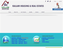 Tablet Screenshot of kallamhousing.com